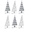 Sapin en bois laqué à motifs