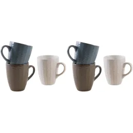 Mug classique en grès Chevrons
