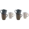 Mug classique en grès Chevrons