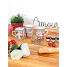 Mug en grès coeur rouge