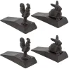 Cale-portes en fonte coq et lapin