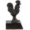 Cale-portes en fonte coq et lapin