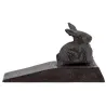 Cale-portes en fonte coq et lapin
