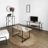Table basse en mdf et métal Loka