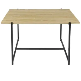 Table basse en mdf et métal Loka