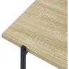 Table basse en mdf et métal Loka
