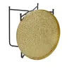 Table d'appoint en métal martelé Alia 50 cm