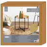 Table d'appoint en métal martelé Alia 50 cm