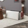 Coffre banc pliable en velours côtelé Scott