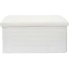 Coffre banc pliable en velours côtelé Scott