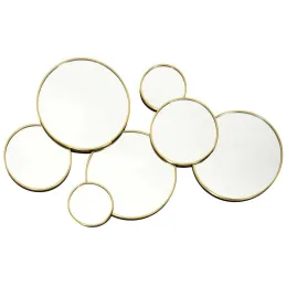 Décoration murale miroirs ronds