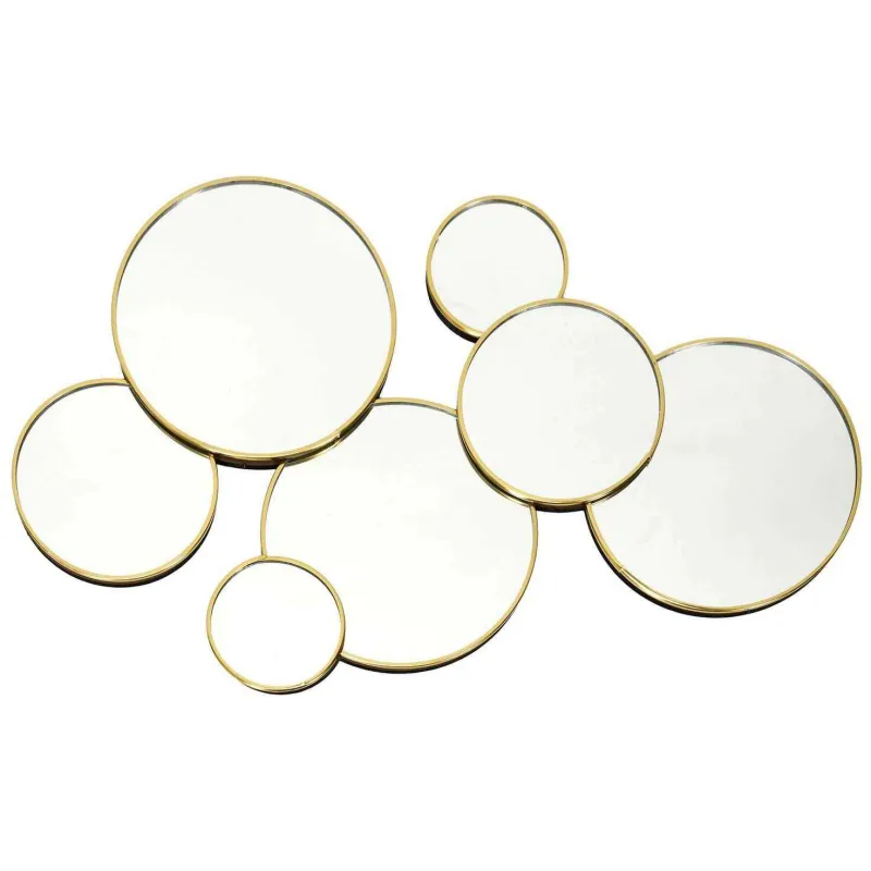 Décoration murale miroirs ronds