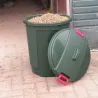 Poubelle de jardin couvercle et poignées 75 L Megano