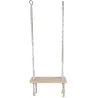 Balançoire en macramé et bois Natural