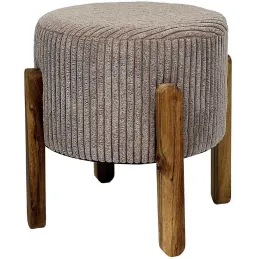 Tabouret en velours côtelé Scott