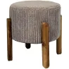 Tabouret en velours côtelé Scott