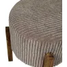 Tabouret en velours côtelé Scott