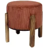 Tabouret en velours côtelé Scott