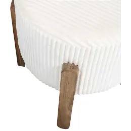Tabouret en velours côtelé Scott