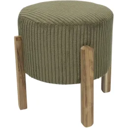 Tabouret en velours côtelé Scott