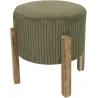 Tabouret en velours côtelé Scott