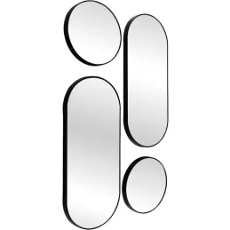 Set de 4 miroirs ronds et ovales Versa