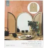 Miroir à volets en mdf et canage Bali