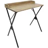 Bureau en mdf et métal Loka