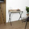 Bureau en mdf et métal Loka