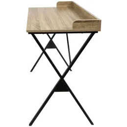 Bureau en mdf et métal Loka