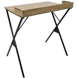Bureau en mdf et métal Loka
