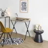 Bureau en mdf et métal Loka