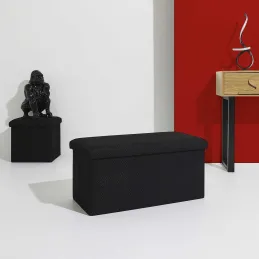 Coffre banc pliable en tissu Atome