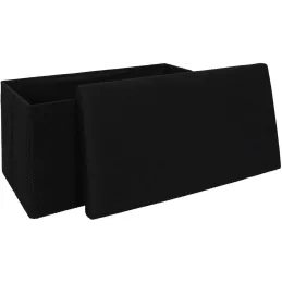 Coffre banc pliable en tissu Atome