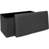 Coffre banc pliable en tissu Atome