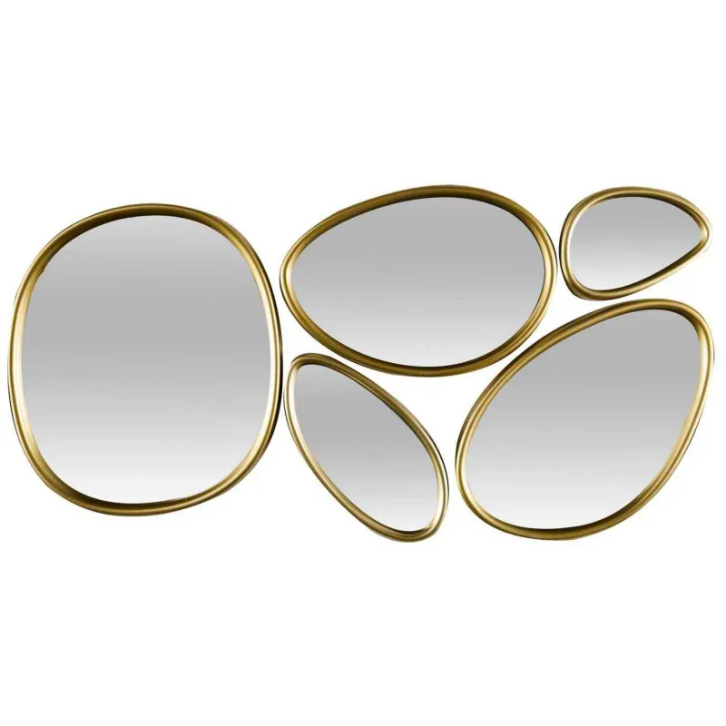 Set de 5 miroirs forme organique