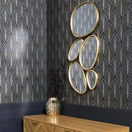 Set de 5 miroirs forme organique