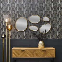 Set de 5 miroirs forme organique