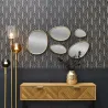 Set de 5 miroirs forme organique