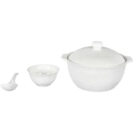 Service à soupe en porcelaine 9 pièces Mirage