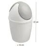 Poubelle de table 1,5L Tiglio