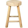 Tabouret en bois de paulownia Harald
