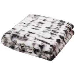 Plaid imitation fourrure Opulence ombre 140 x 200 cm