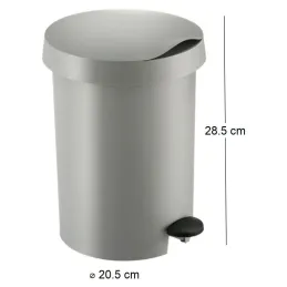 Poubelle à pédale 5L Zodiac