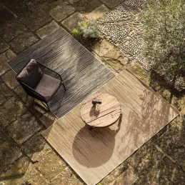 Tapis extérieur en polypropylène Magda naturel