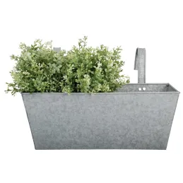 Jardinière balcon en zinc à suspendre