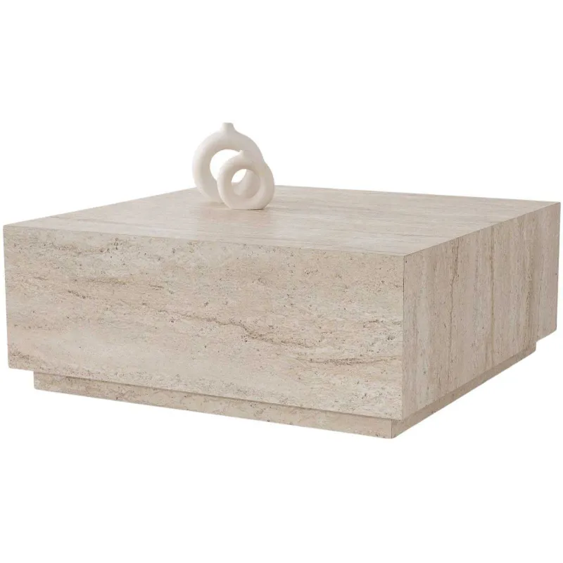 Table basse carré en aggloméré Lizbon