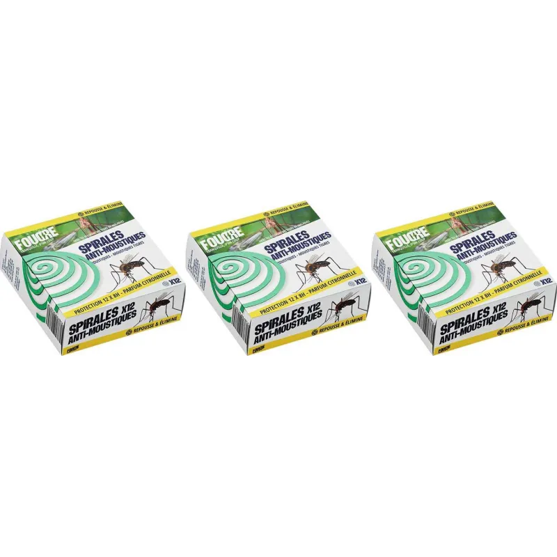 Spirales antimoustiques insecticides et répulsives