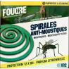 Spirales antimoustiques insecticides et répulsives