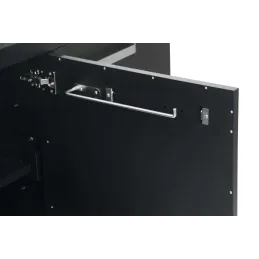 Cuisine extérieure triple avec 3 portes et 6 roulettes